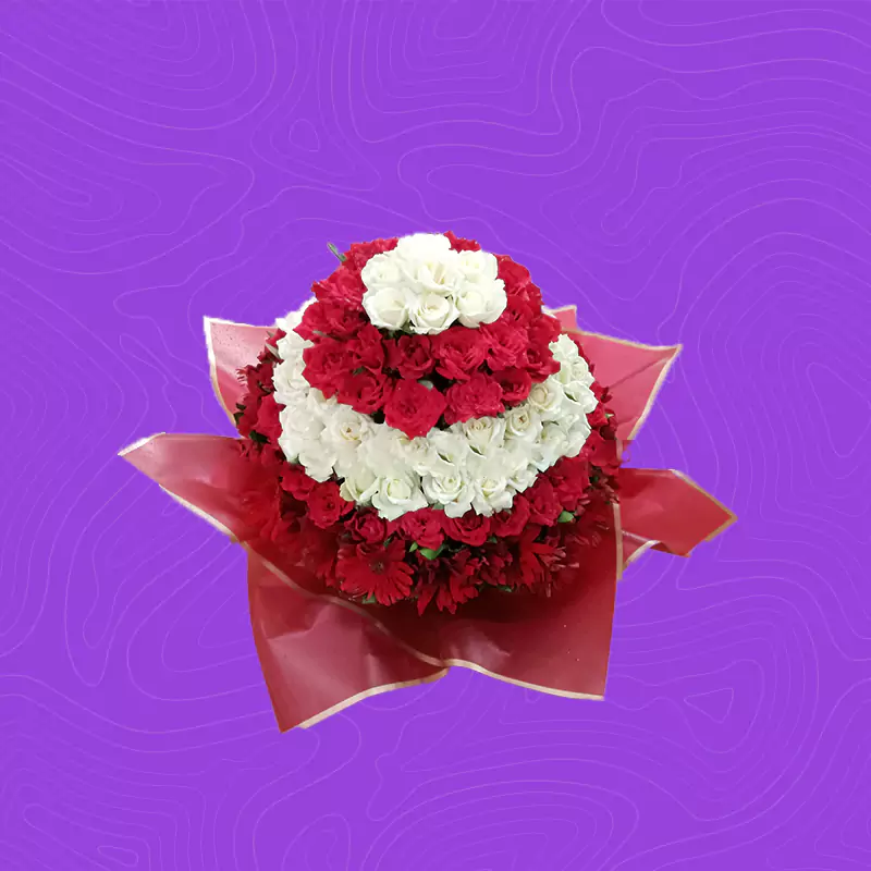 Beautiful Bouquet Of 25 Red Roses Best Gift For Her